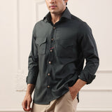 Midnight Utility Patch Pocket Shirt