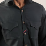 Midnight Utility Patch Pocket Shirt