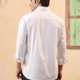 Abstract Cat Embroidered Shirt