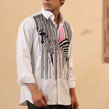 Zebra Trails Cotton Shirt
