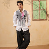 Zebra Trails Cotton Shirt