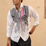 Zebra Trails Cotton Shirt