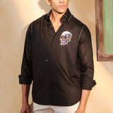 Skull Noir Embellished Shirt