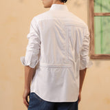Pastel Circuit Embroidered Shirt