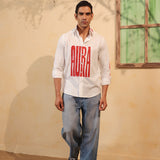 Aura Roar White Shirt