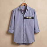 Vacation embroidered Stripe Shirt
