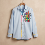 POP TEDDY DIGITAL PRINT SHIRT