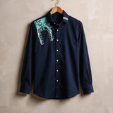 Alligator digital print shirt
