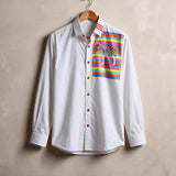 Tripping Zebra Digital Print Shirt
