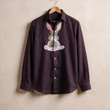 Rabbit hand painted shirt