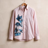 Crow Fairytale Handpainted Shirt