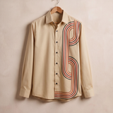 Abstract Flow ‚Giza Cotton Digital Print Shirt