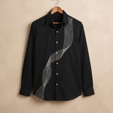 BLACK HEMMING SHIRT