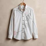 ONE-LINE EMBROIDERY SHIRT