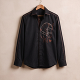 Regal Horse Embroidered Shirt