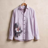 Bird nest hand painted shirt