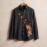 Tiger hand painted shirt