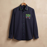 TIKI GOD EMBROIDERY SHIRT