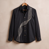 BLACK HEMMING SHIRT