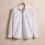Monochrome Edge Giza Cotton Shirt
