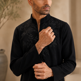 Noirara Hand-Embroidered Kurta