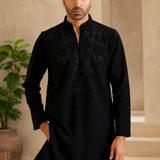 Noirara Hand-Embroidered Kurta