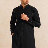 Vigaro Leather-Detailing Kurta