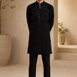 Noirara Hand-Embroidered Kurta